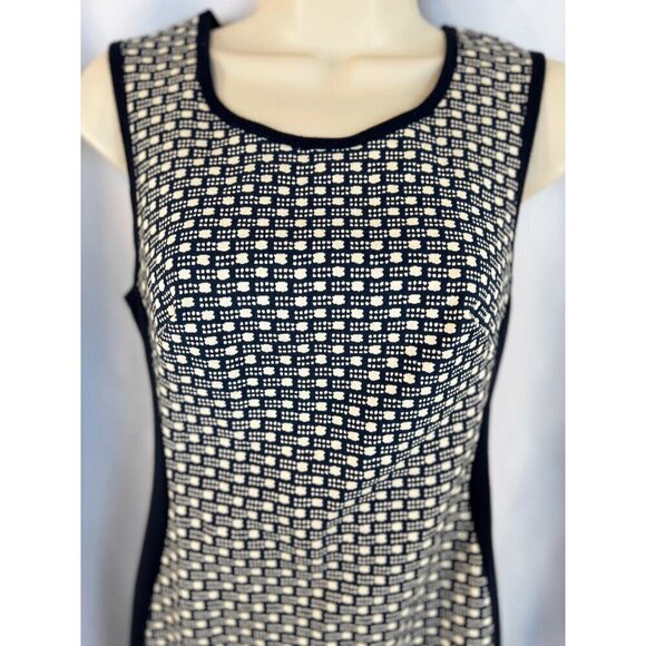 Bailey 44 Navy Blue White Sideline Dress $195 - Picture 5 of 14